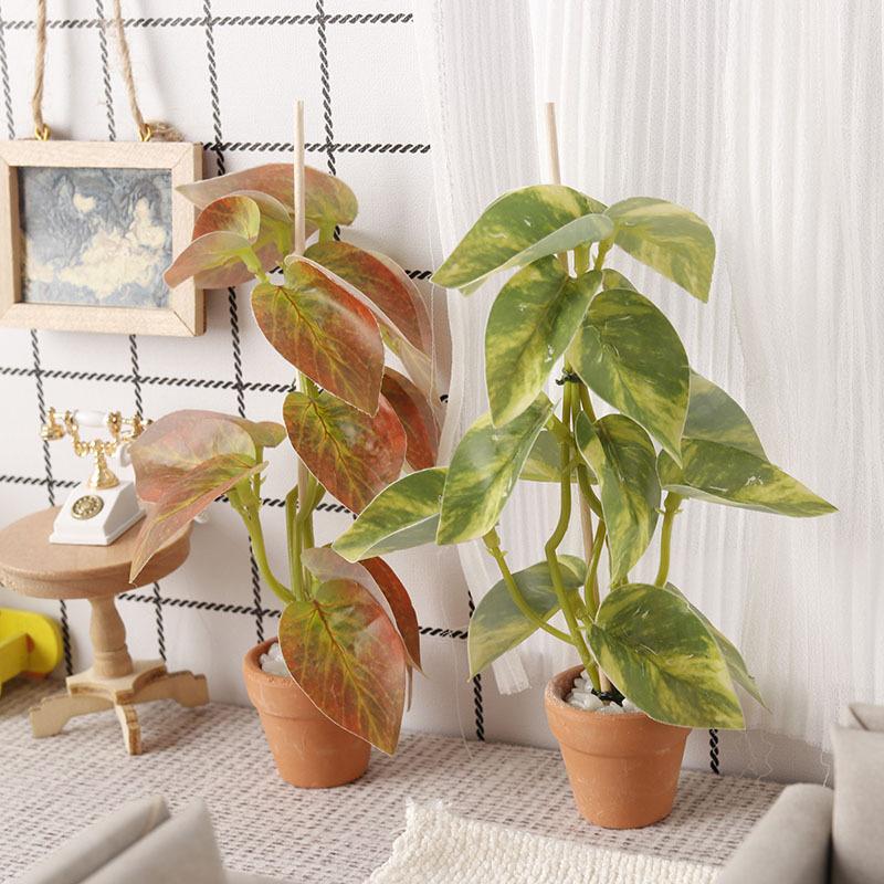 Bonsai Garden Ornaments - 1/12 Dollhouse Simulation Green Plants Bonsai