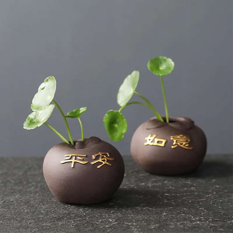 Creative Purple Clay Tea Pet F - огляд і ціна Bonsai Garden Ornaments