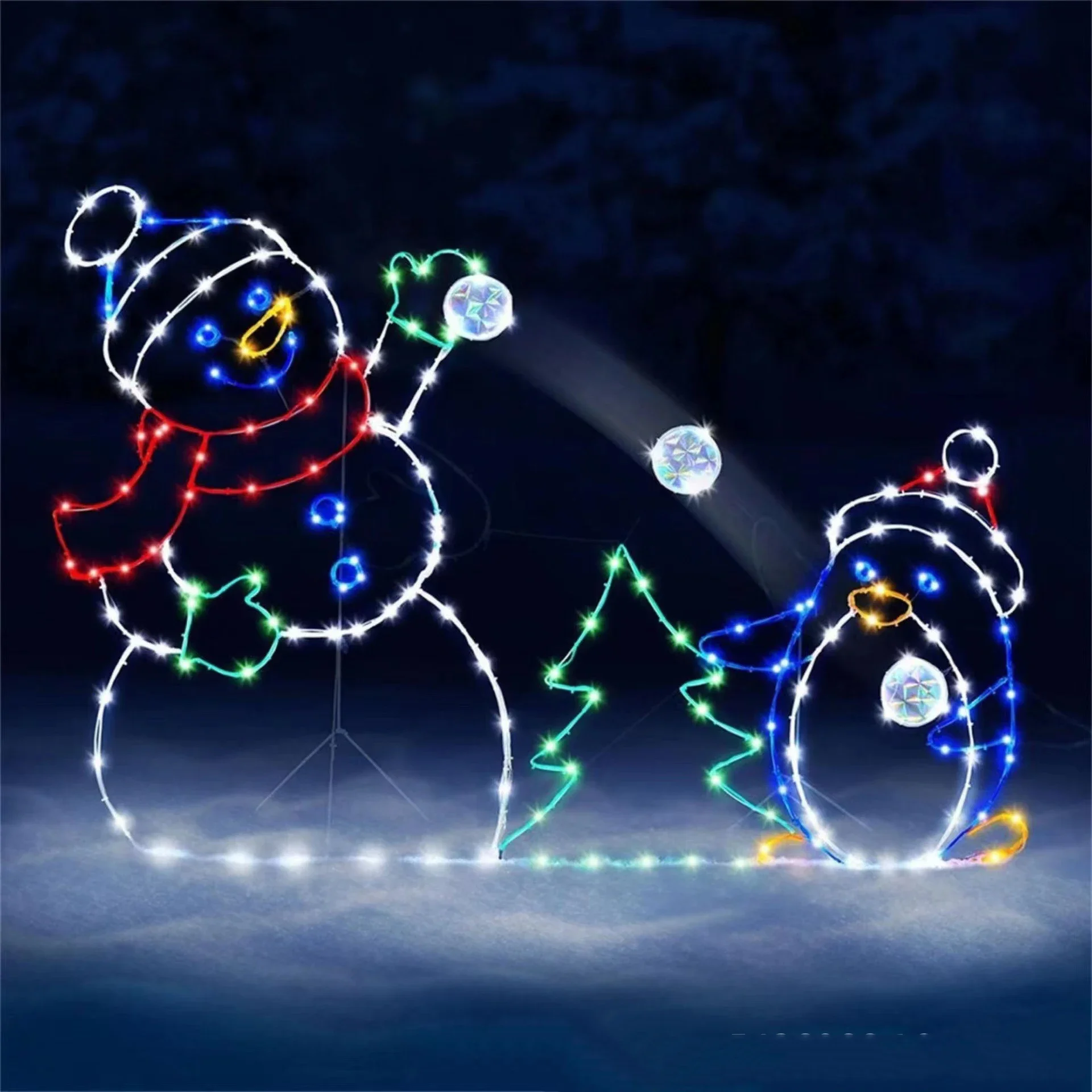 Animated Snowball Light LED Gl - огляд і ціна Bonsai Garden Ornaments