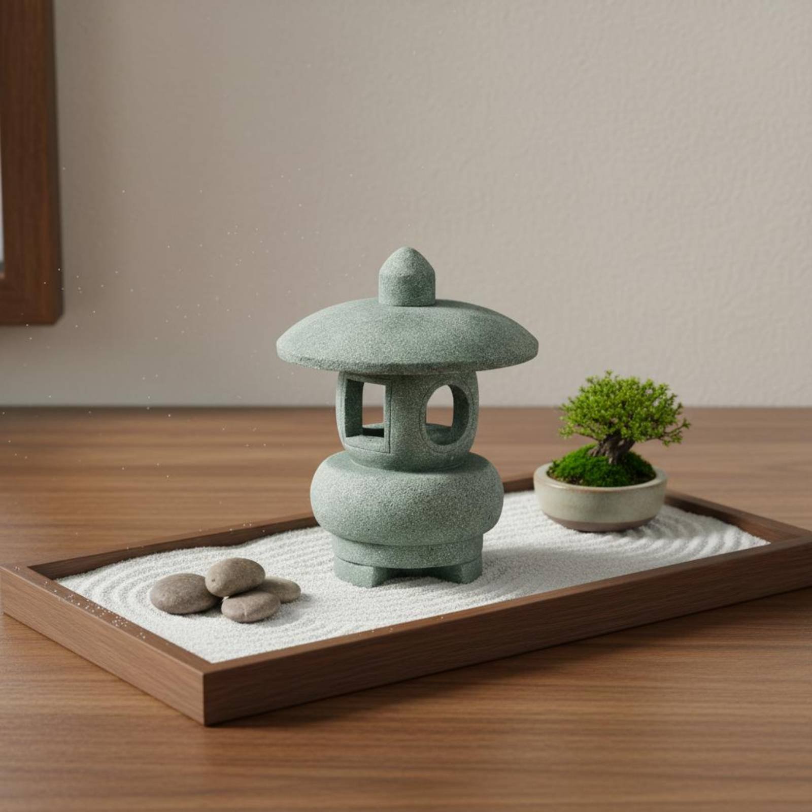 Miniature Stone Lantern Antiqu - огляд і ціна Bonsai Garden Ornaments