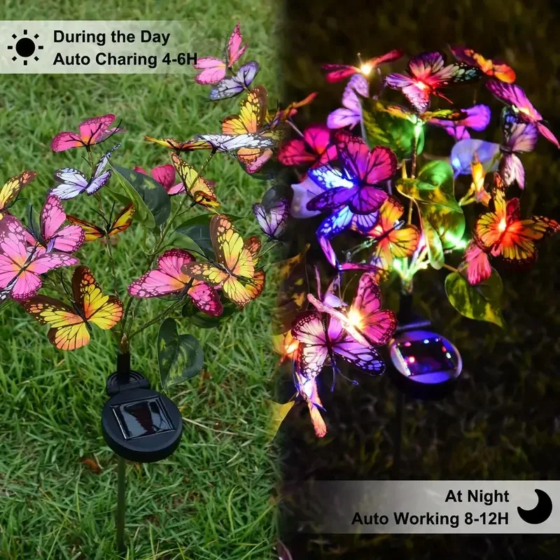 Solar LED Butterfly Garden Lig - огляд і ціна Bonsai Garden Ornaments