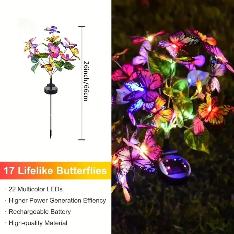 Solar LED Butterfly Garden Lig - огляд і ціна Bonsai Garden Ornaments