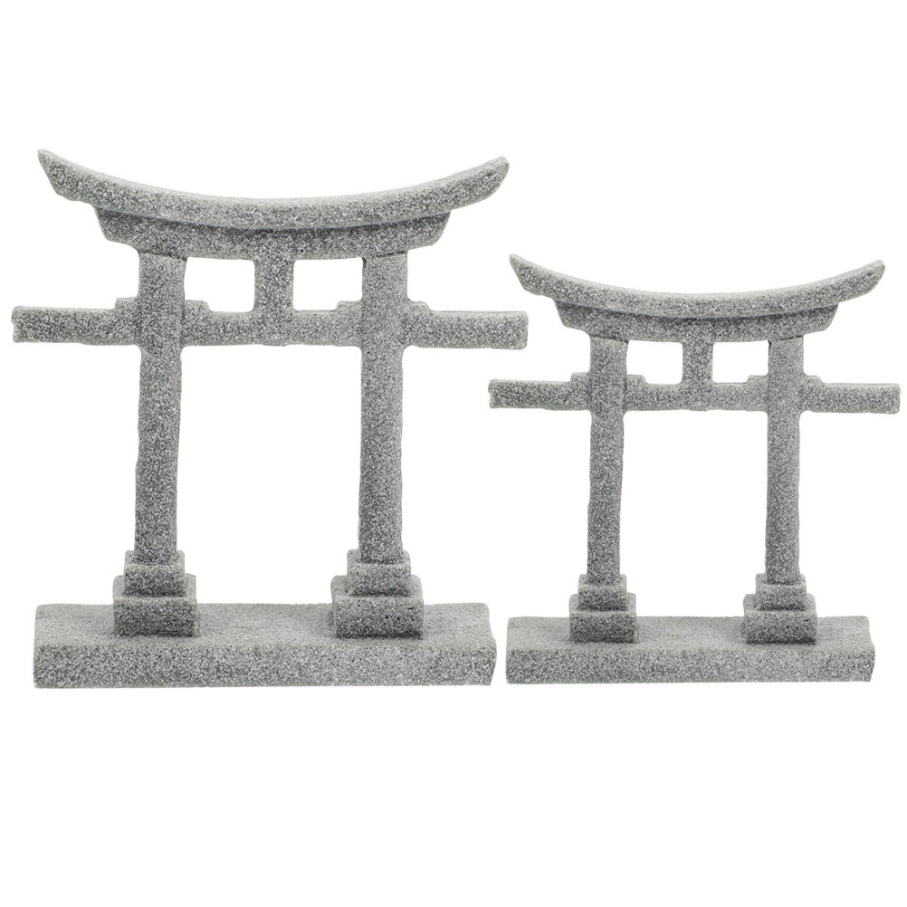 2Pcs Torii Gate Fish Tank Deco - огляд і ціна Bonsai Garden Table