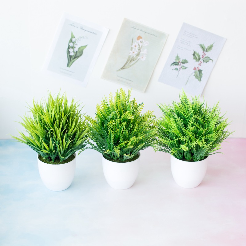 1pc Green Artificial Plants Pl - огляд і ціна Bonsai Garden Desk
