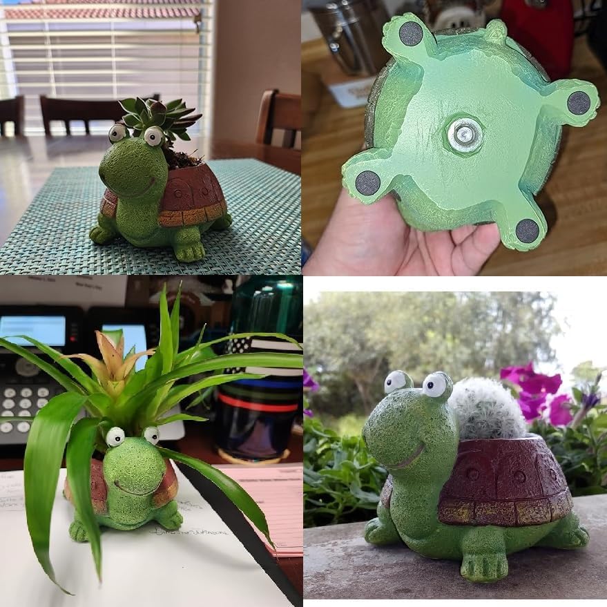 Cute Turtle Planter Succulent  - огляд і ціна Bonsai Garden Desk