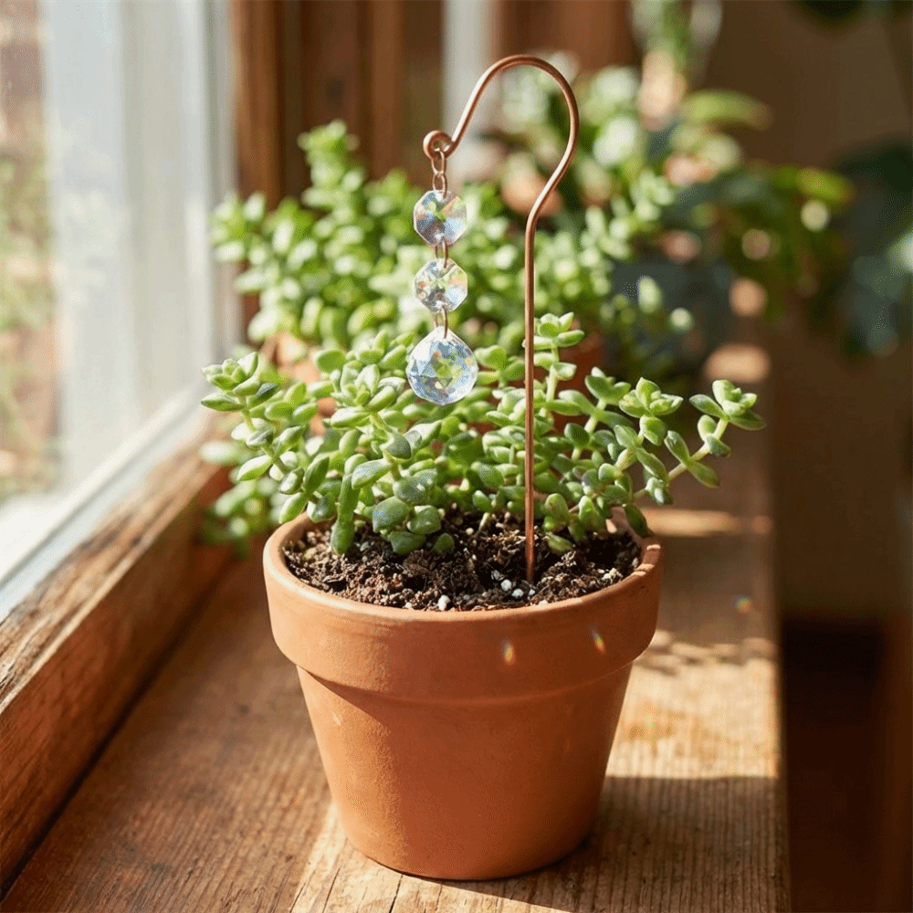 Reflective Crystal Garden Stak - огляд і ціна Bonsai Garden Pot
