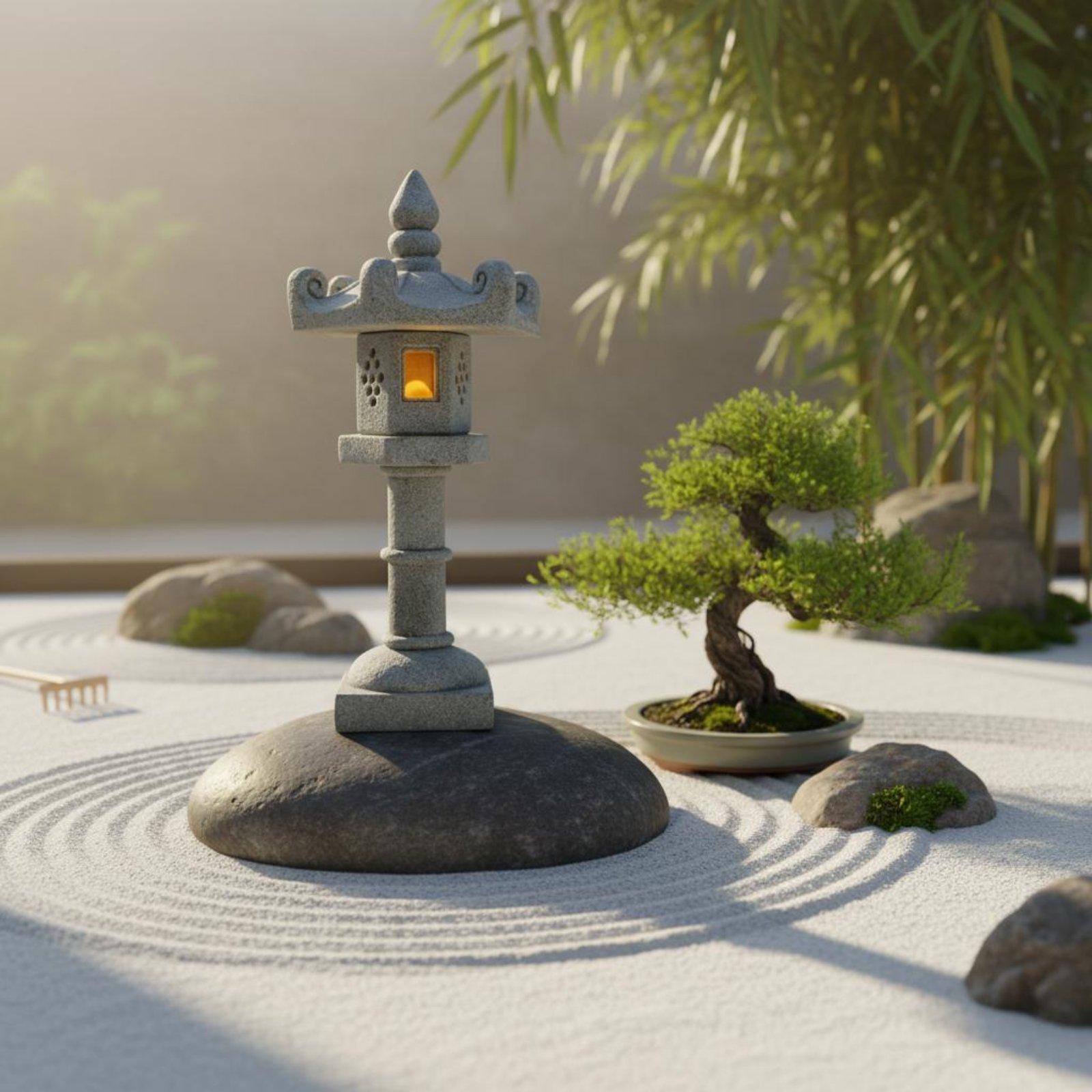 Landscaping Lantern Japanese L - огляд і ціна Bonsai Garden Ornaments