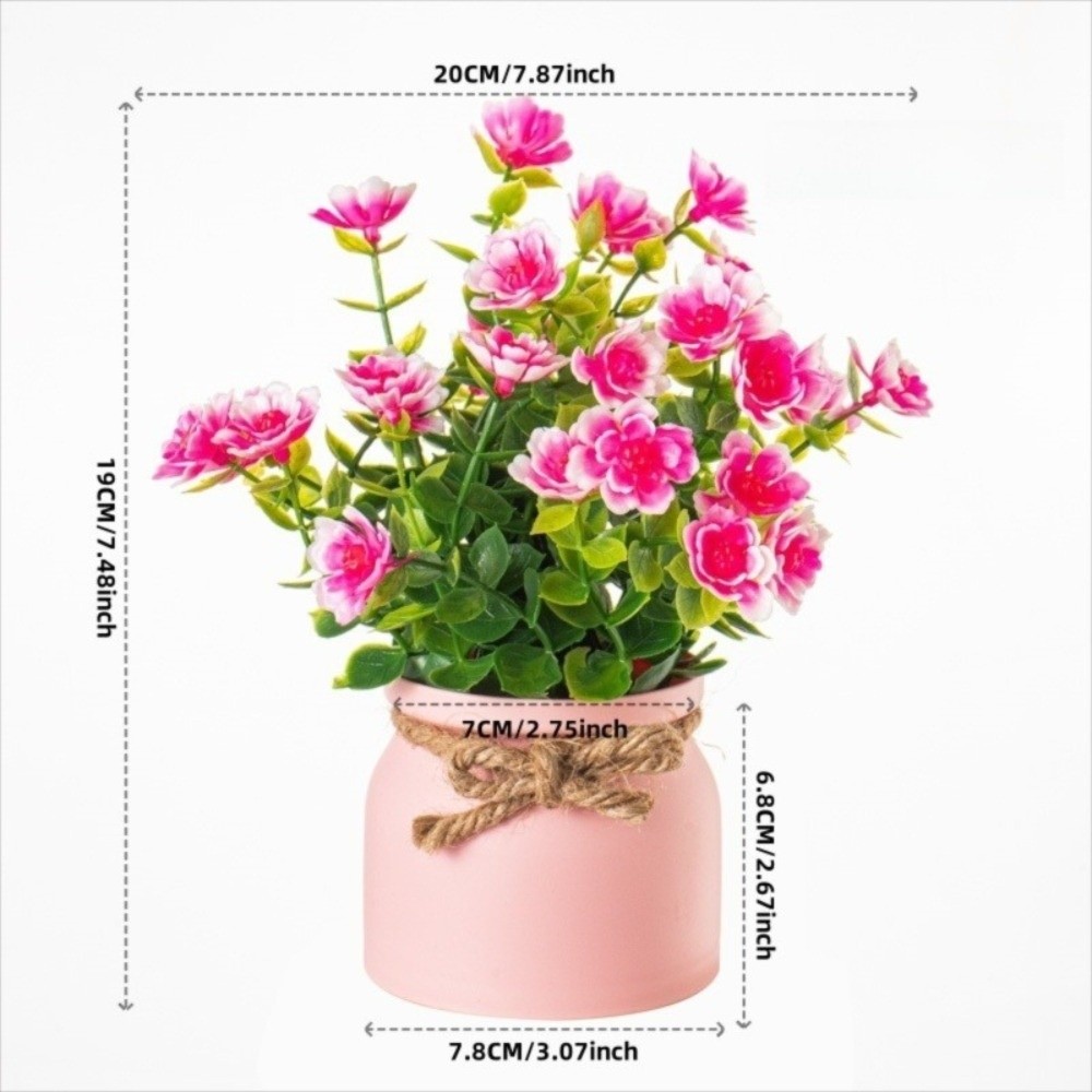 New Fake Potted Flowers Evergr - огляд і ціна Bonsai Garden Table