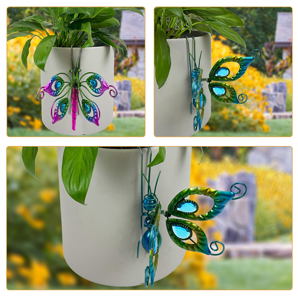 2Pcs Cute Butterfly Iron Plant - огляд і ціна Bonsai Garden Ornaments