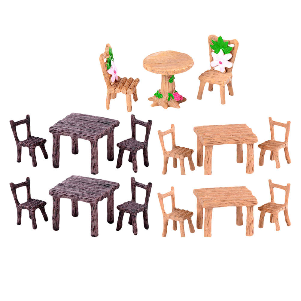 5Sets Resin Miniature Chair Ta - огляд і ціна Bonsai Garden Table