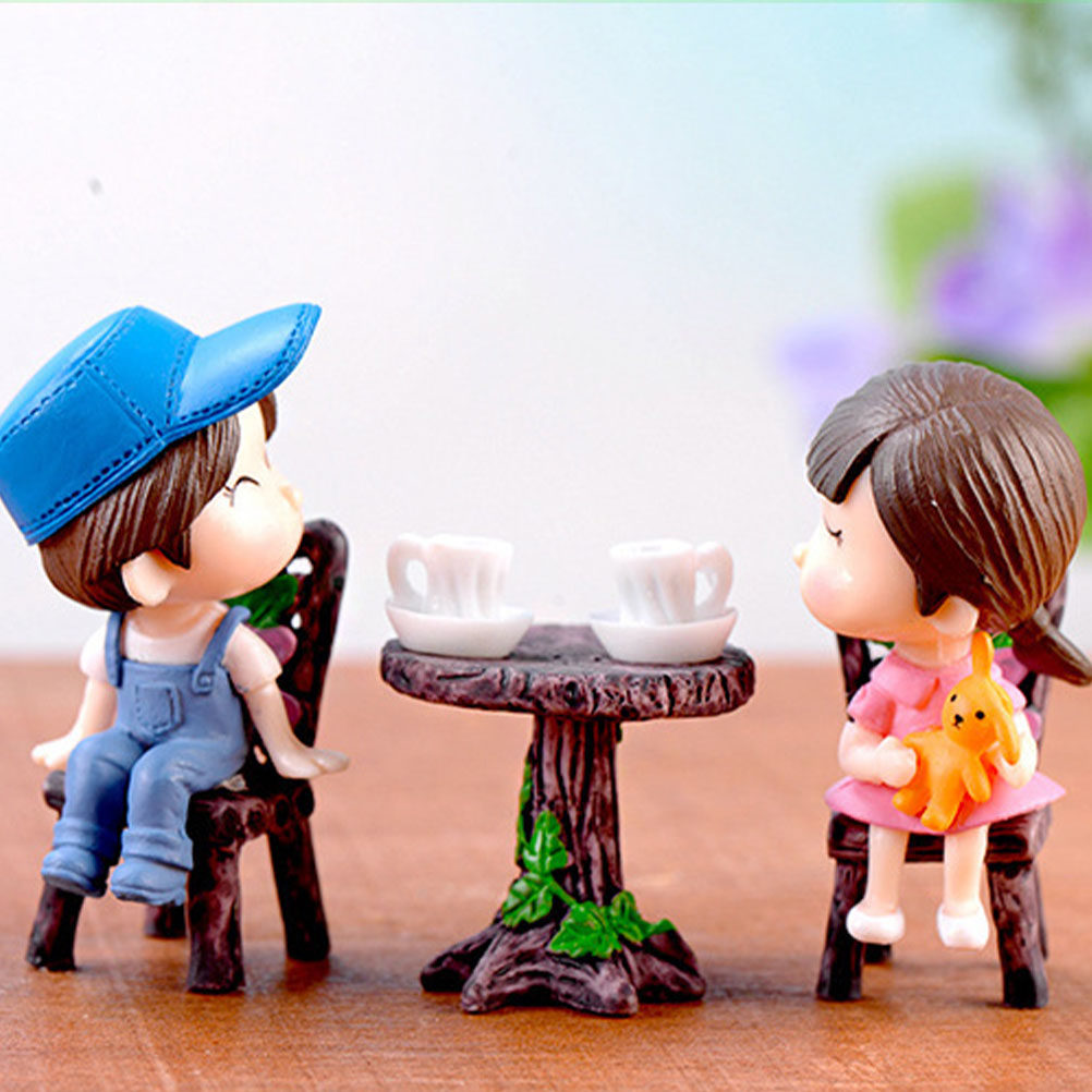 5Sets Resin Miniature Chair Ta - огляд і ціна Bonsai Garden Table
